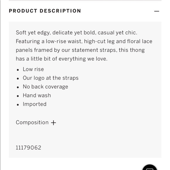 Victoria’s Secret Bombshell Shine Strap Brazilian Thong - Picture 4 of 7